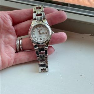 NWT Stainless Steel Texas Longhorn Fossil Watch